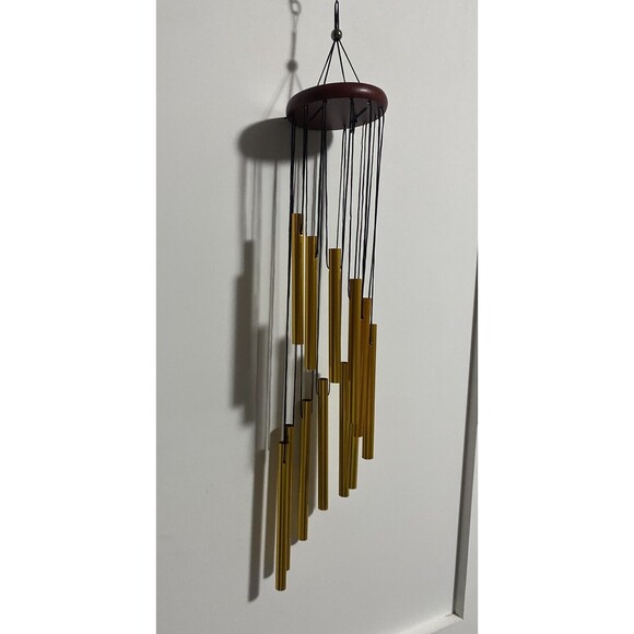 12 Tubes Wind Chimes Aluminum Tube + Pine  Metal Pipe Wind Chimes Bells Decor - Picture 4 of 4